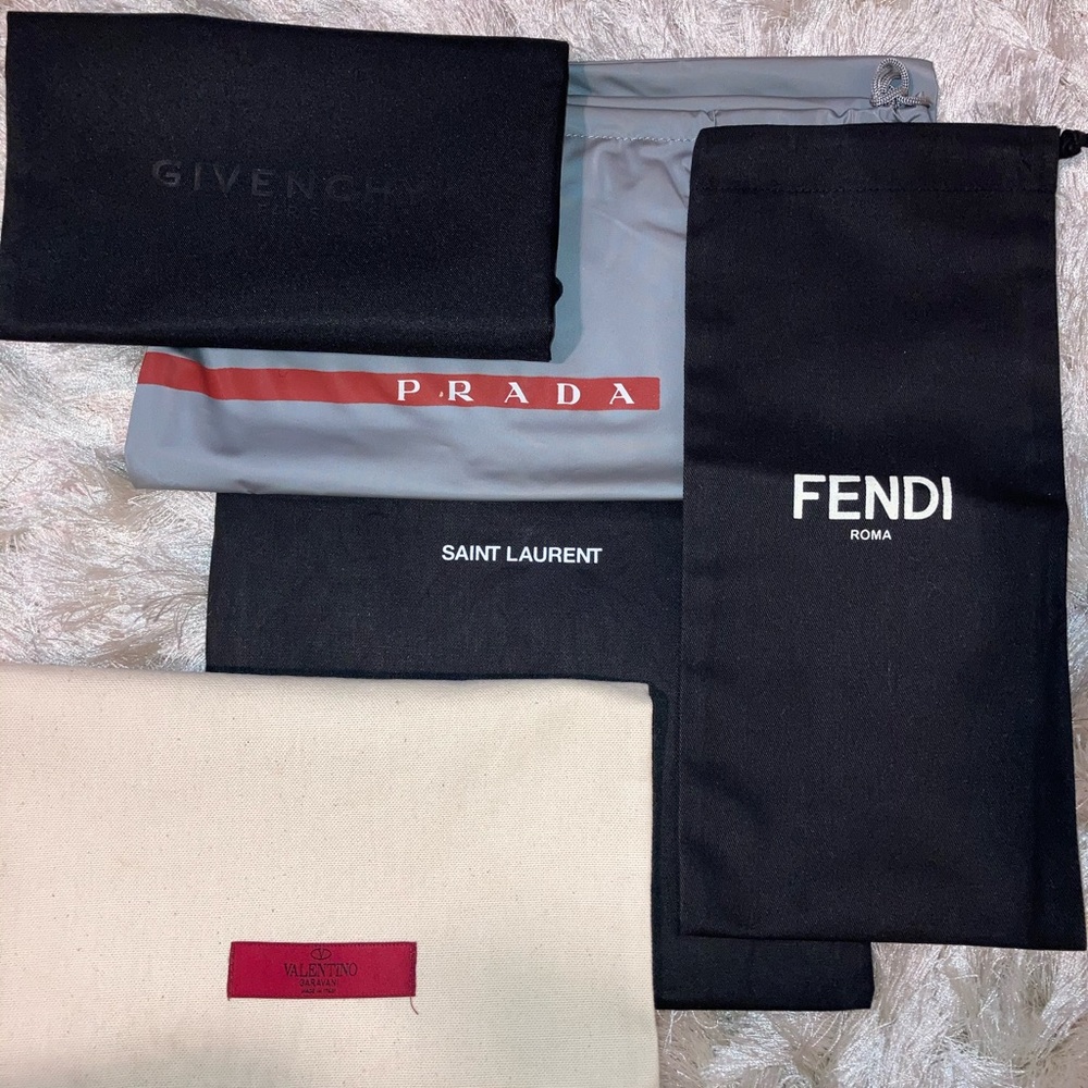 AUTHENTIC DESIGNER DUST BAGS NWOT($15 each)